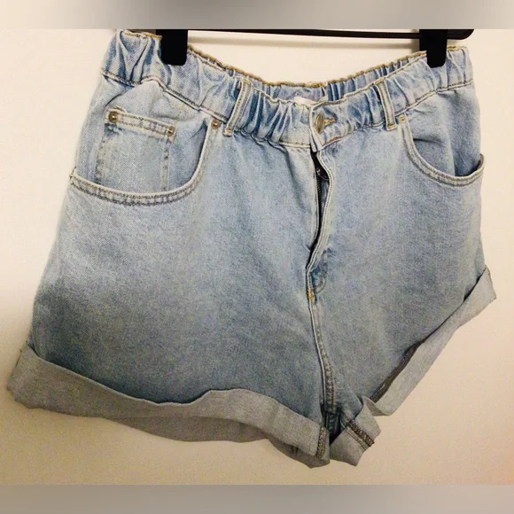 NWT Light Blue Denim Shorts size XL - Picture 6 of 6
